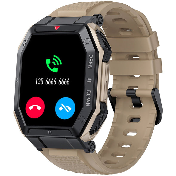 Jollynova Waterproof Fitness Tracker Bluetooth Call Smart Watch K55