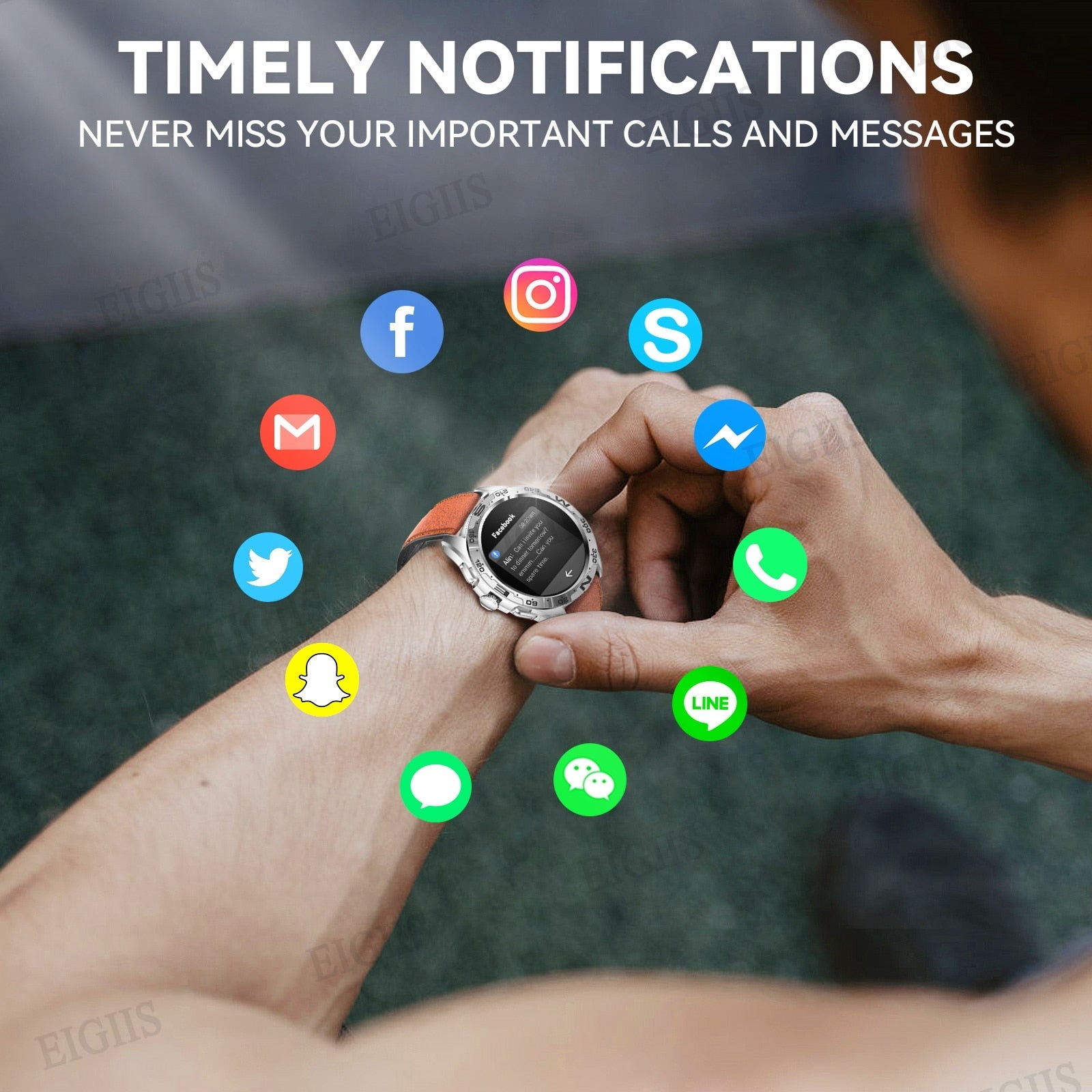 Bluetooth smart on sale bracelet watch