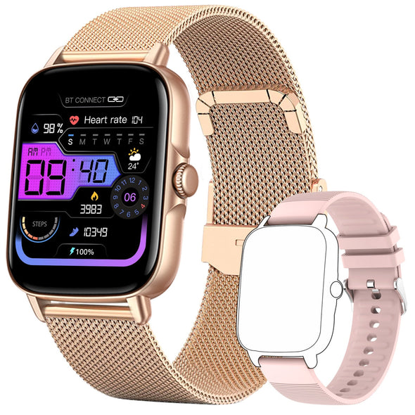 Jollynova Bluetooth Smart Watch Fitness Tracker Waterproof Heart Rate KT59