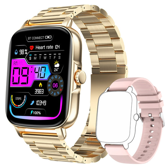 Jollynova Bluetooth Smart Watch Fitness Tracker Waterproof Heart Rate KT59