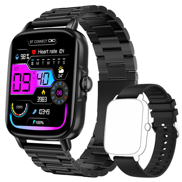 Jollynova Bluetooth Smart Watch Fitness Tracker Waterproof Heart Rate KT59