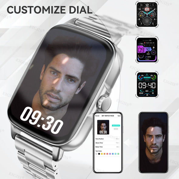 Jollynova Bluetooth Smart Watch Fitness Tracker Waterproof Heart Rate KT59