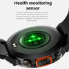 JOLLYNOVA Bluetooth Call Smart Watch KE3 Men Full Touch Screen Health Monitor Clock With Flashlight Men SmartWatch For IOS Android