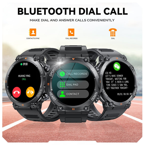 Jollynova 1.39'' IPS Screen Bluetooth Call Smartwatch K56pro