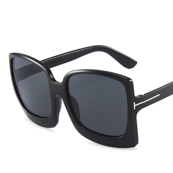 Oversized Women Fashion Square Big Frame Vintage Retro Sunglasses