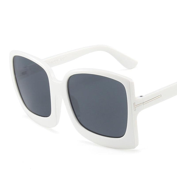 Oversized Women Fashion Square Big Frame Vintage Retro Sunglasses