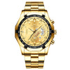 JOLLYNOVA Luxury Men's Watches Stainless Steel Band Fashion Waterproof Quartz Watch For Man Calendar Male Clock Reloj Hombre S001