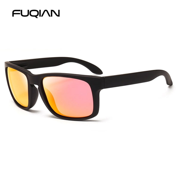Classic Fashion Square Polarized Sunglasses Men Vintage Plastic Male Sun Glasses Women Stylish Black Sport Shades UV400