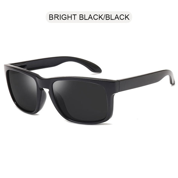 Classic Fashion Square Polarized Sunglasses Men Vintage Plastic Male Sun Glasses Women Stylish Black Sport Shades UV400