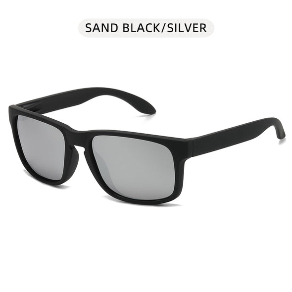 Classic Fashion Square Polarized Sunglasses Men Vintage Plastic Male Sun Glasses Women Stylish Black Sport Shades UV400