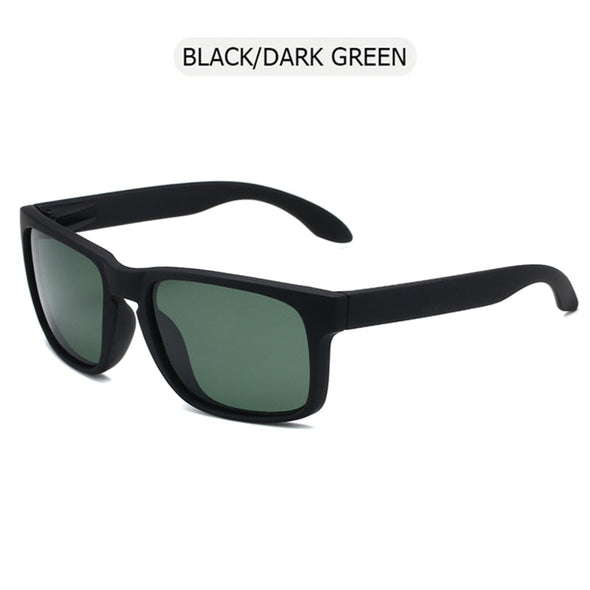 Classic Fashion Square Polarized Sunglasses Men Vintage Plastic Male Sun Glasses Women Stylish Black Sport Shades UV400