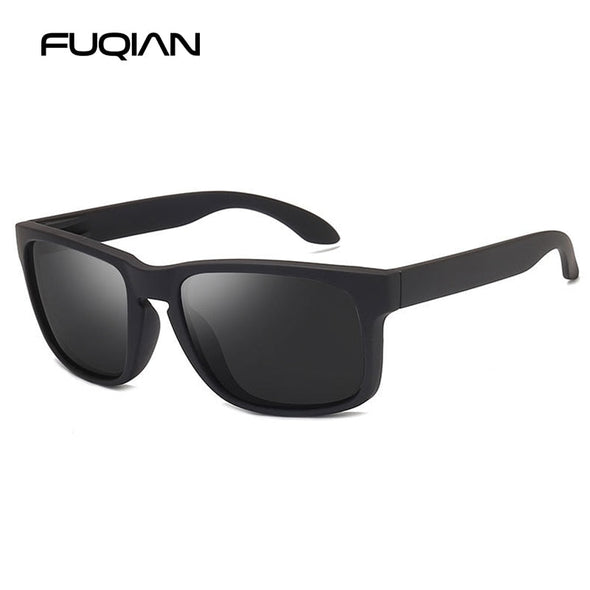 Classic Fashion Square Polarized Sunglasses Men Vintage Plastic Male Sun Glasses Women Stylish Black Sport Shades UV400