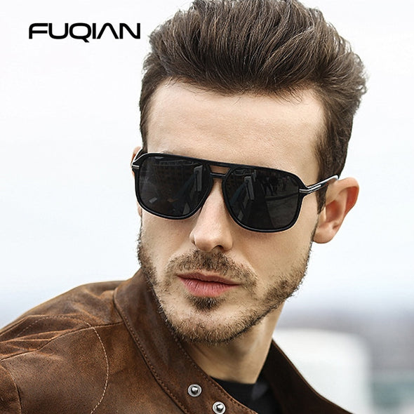 Classic Oversized Polarized Men Sunglasses Fashion Big Plastic Male Sun Glasses Vintage Unisex Driving Shades UV400