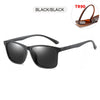 Light Weight TR90 Men Sun Glasses Classic Square Polarized Sunglasses For Male High Quality Driving Eyewear UV400