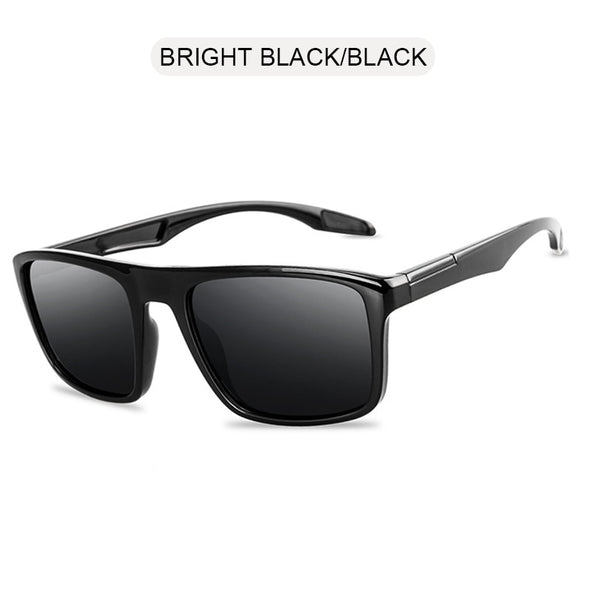 Vintage Square Men Sunglasses Polarized Fashion Plastic Women Sun Glasses Stylish Driving Shades Sports Eyewear UV400