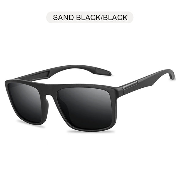 Vintage Square Men Sunglasses Polarized Fashion Plastic Women Sun Glasses Stylish Driving Shades Sports Eyewear UV400