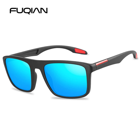 Vintage Square Men Sunglasses Polarized Fashion Plastic Women Sun Glasses Stylish Driving Shades Sports Eyewear UV400