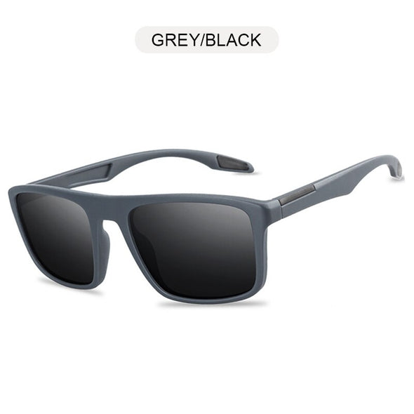 Vintage Square Men Sunglasses Polarized Fashion Plastic Women Sun Glasses Stylish Driving Shades Sports Eyewear UV400