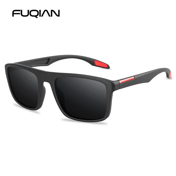 Vintage Square Men Sunglasses Polarized Fashion Plastic Women Sun Glasses Stylish Driving Shades Sports Eyewear UV400