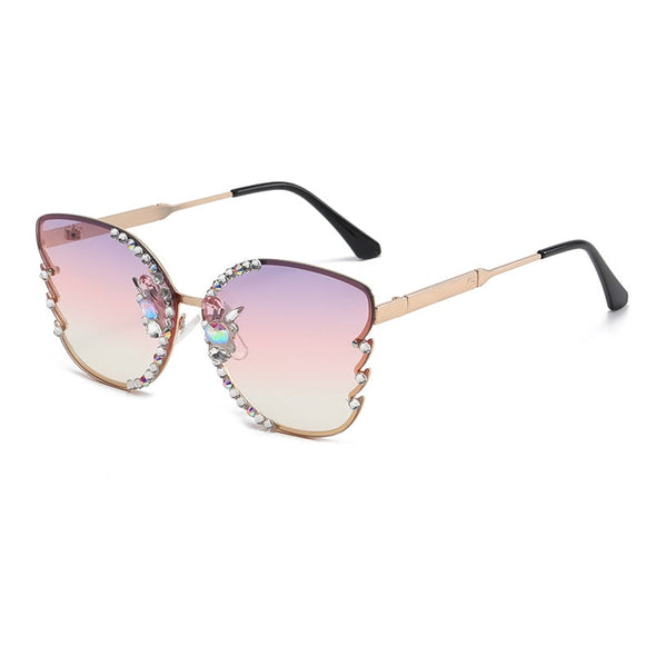 Fashion Butterfly Sunglasses Women Luxury Brand Designer Vintage Gradient Sun Glasses Personality Eyewear Gafas De Sol Mujer