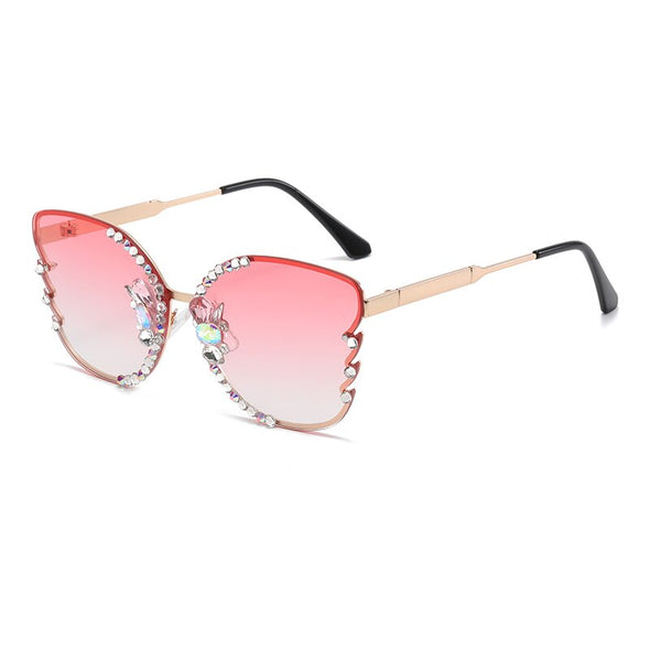 Fashion Butterfly Sunglasses Women Luxury Brand Designer Vintage Gradient Sun Glasses Personality Eyewear Gafas De Sol Mujer