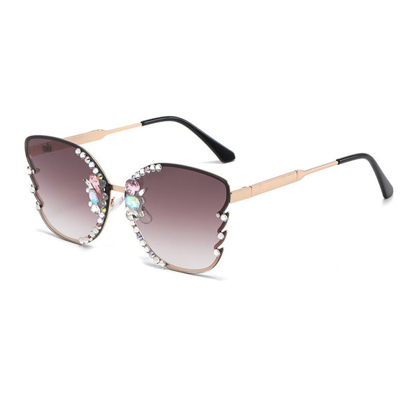 Fashion Butterfly Sunglasses Women Luxury Brand Designer Vintage Gradient Sun Glasses Personality Eyewear Gafas De Sol Mujer