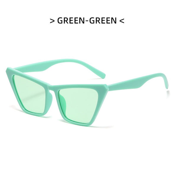 Fashion Cat Eye Sunglasses Ladies Retro Luxury Glasses Brand Designer Men's Trendy Tone Decoration UV400