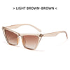 Fashion Cat Eye Sunglasses Ladies Retro Luxury Glasses Brand Designer Men's Trendy Tone Decoration UV400