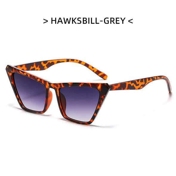 Fashion Cat Eye Sunglasses Ladies Retro Luxury Glasses Brand Designer Men's Trendy Tone Decoration UV400