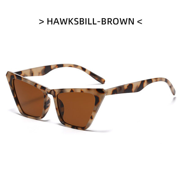 Fashion Cat Eye Sunglasses Ladies Retro Luxury Glasses Brand Designer Men's Trendy Tone Decoration UV400