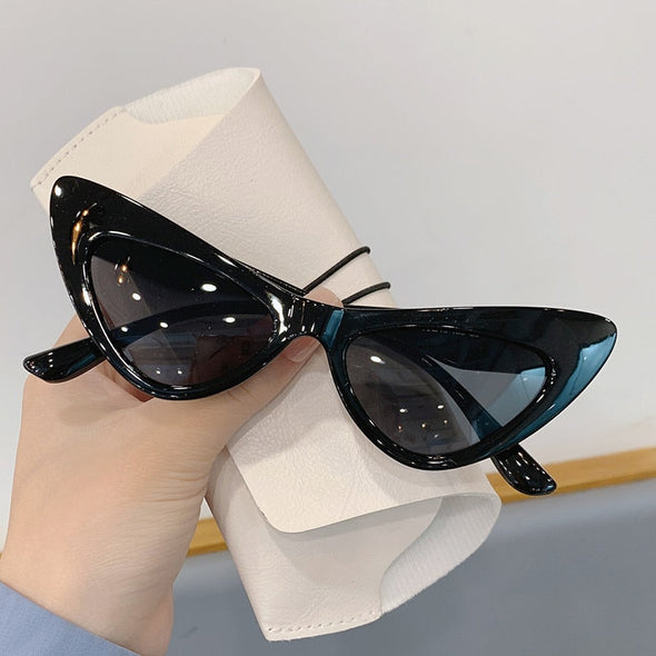 Fashion Cat Eye Sunglasses for Women 2023 New Trendy The Latest Personality Ins Net Red Glasses UV400 Outdoor Street Shop