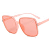 Fashion Designer Square Sunglasses Woman Retro Vintage Gradient Sun Glasses Female Clear Lens Black White Oculos De Sol