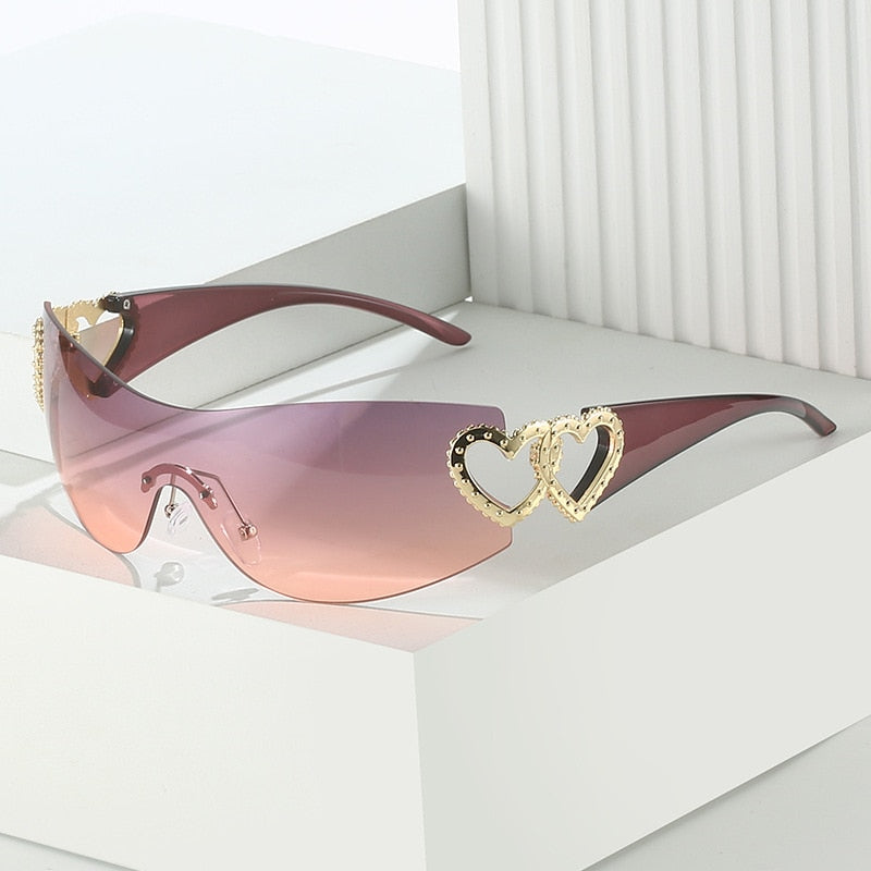 Fashion Designer Sunglasses Women 2023 Luxury Trending y2k