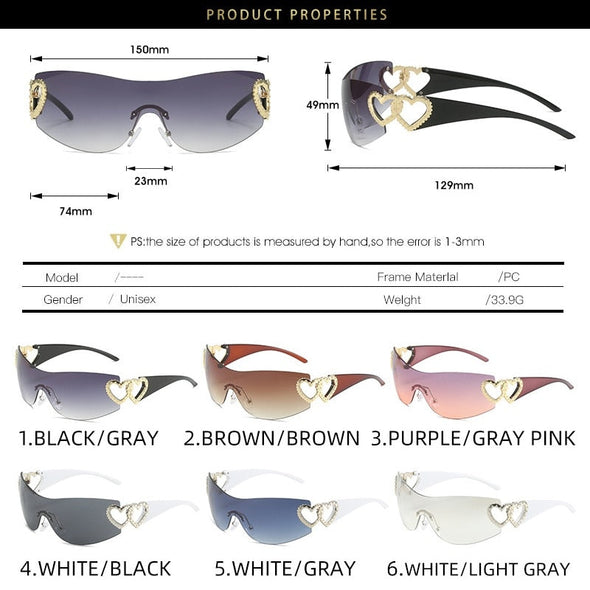 Fashion Designer Sunglasses Women 2023 Luxury Trending y2k Sunglasses Woman Shade Pink glasses Goggle 2000'S lentes de sol mujer