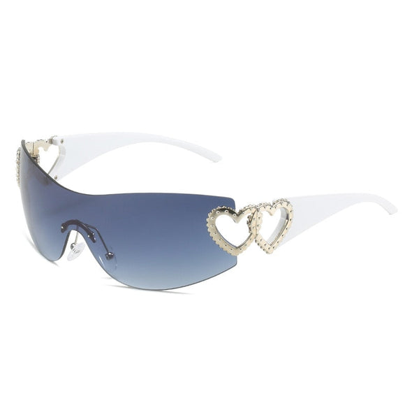 Fashion Designer Sunglasses Women 2023 Luxury Trending y2k Sunglasses Woman Shade Pink glasses Goggle 2000'S lentes de sol mujer