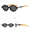 Fashion Oval Sunglasses Men 2023 Vintage Small Round Frame Sun Glasses Male Luxury Brand Retro Driving Gafas De Sol Hombre