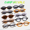 Fashion Oval Sunglasses Men 2023 Vintage Small Round Frame Sun Glasses Male Luxury Brand Retro Driving Gafas De Sol Hombre