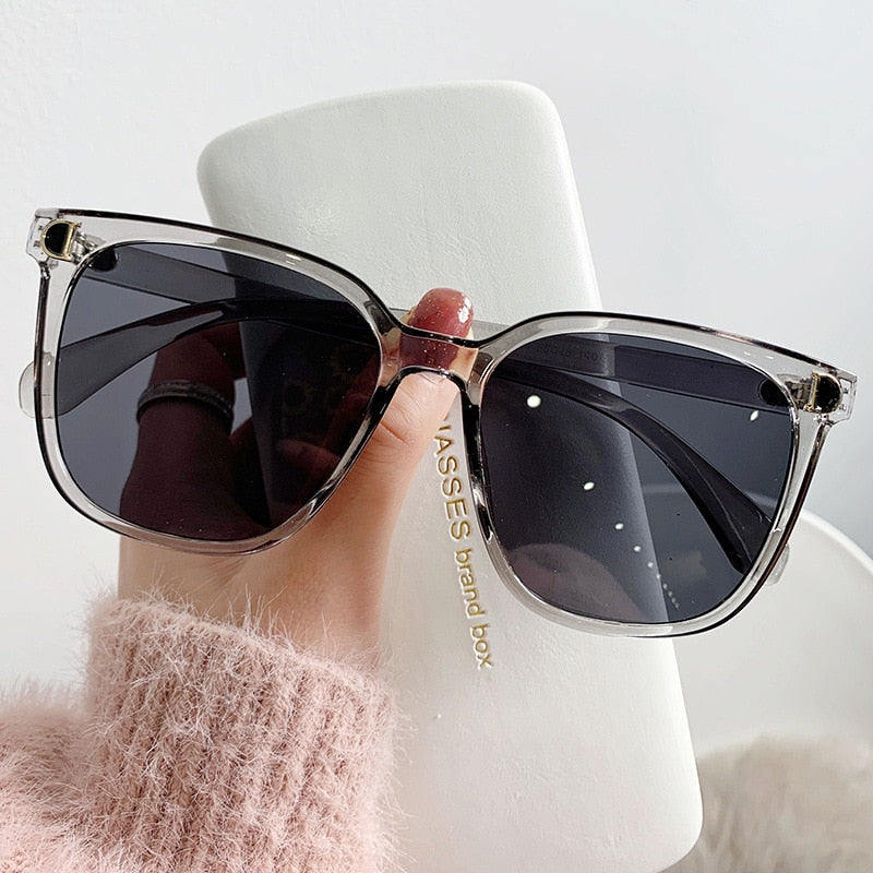 Vintage Pink Gradient Square Women's Sunglasses 2021 Upstyle