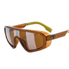 Fashion Shield Visor Mask Sunglasses Women Men Oversized Windproof Sun Glasses One Peice Big Frame Goggles Shades Sport UV400