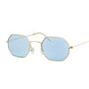 Fashion Small Frame Square Sunglasses Woman Brand Designer Metal Mirror Sun Glasses Female Ocean Lens Oculos De Sol Feminino 
