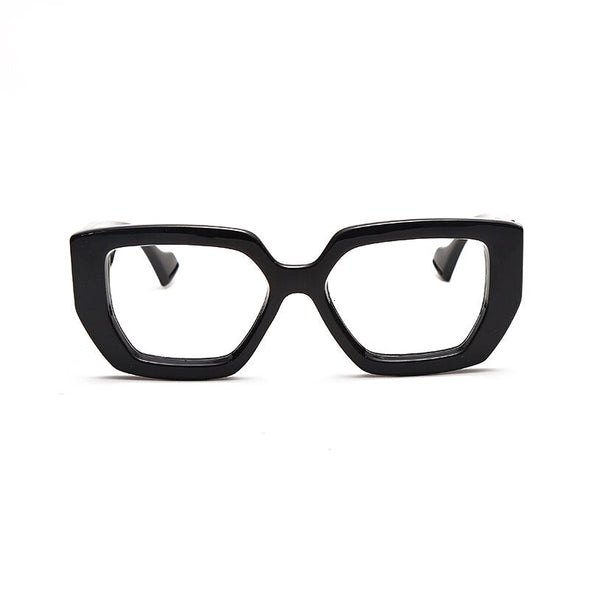 Fashion Square Oversized Glasses Frames Women Luxury Brand Designer Glasses Men Optical Eyeglasses Frames Plastic