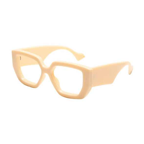 Fashion Square Oversized Glasses Frames Women Luxury Brand Designer Glasses Men Optical Eyeglasses Frames Plastic
