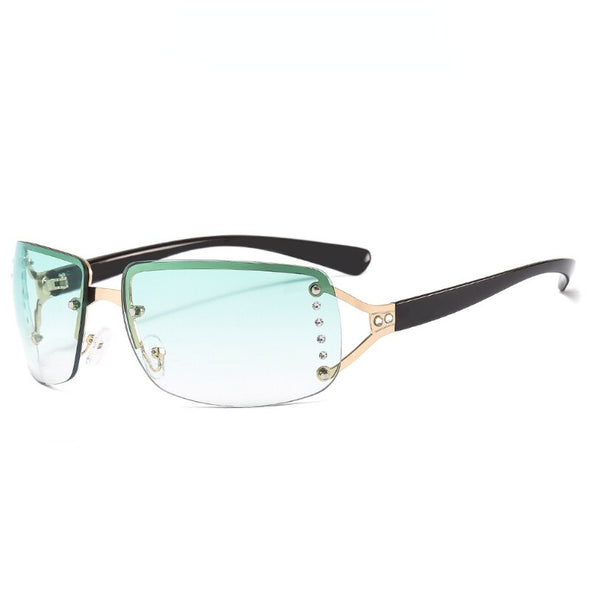 Fashion Steampunk Sunglasses Women  Cycling Sports Punk Goggle Luxury Designer Sun Glasses Men Brand Shades Diamond Eyewear