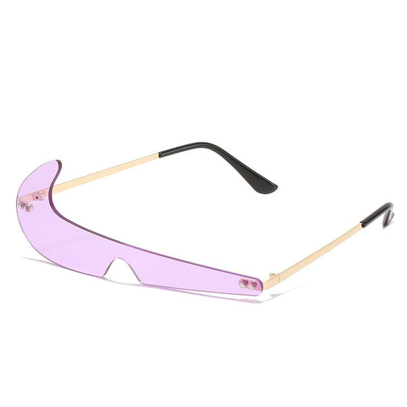Fashion Vintage Small Rimless Sunglasses Men Women Luxury Brand Designer Popular Travel Funny Sport Sun Glasses For Male Shades