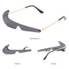 Fashion Vintage Small Rimless Sunglasses Men Women Luxury Brand Designer Popular Travel Funny Sport Sun Glasses For Male Shades