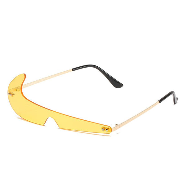Fashion Vintage Small Rimless Sunglasses Men Women Luxury Brand Designer Popular Travel Funny Sport Sun Glasses For Male Shades