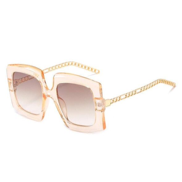 Oversized Sunglasses Women Men Fashion Metal Frame Sun Glasses  Classic Vintage Ladies Eyewear Shades Unisex UV400