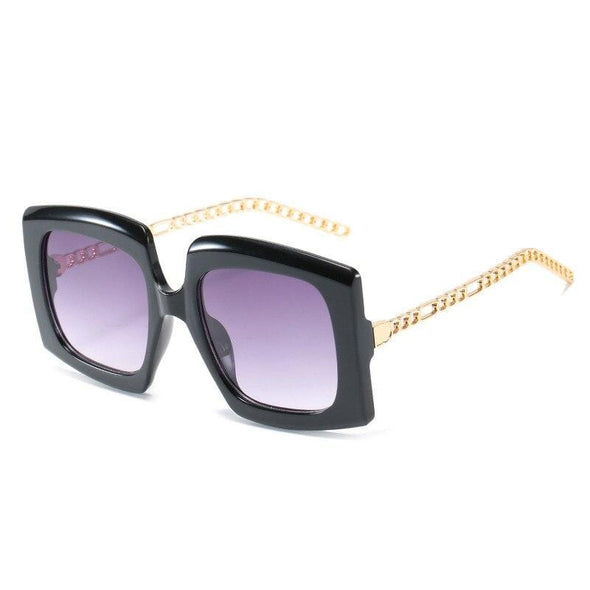 Oversized Sunglasses Women Men Fashion Metal Frame Sun Glasses  Classic Vintage Ladies Eyewear Shades Unisex UV400