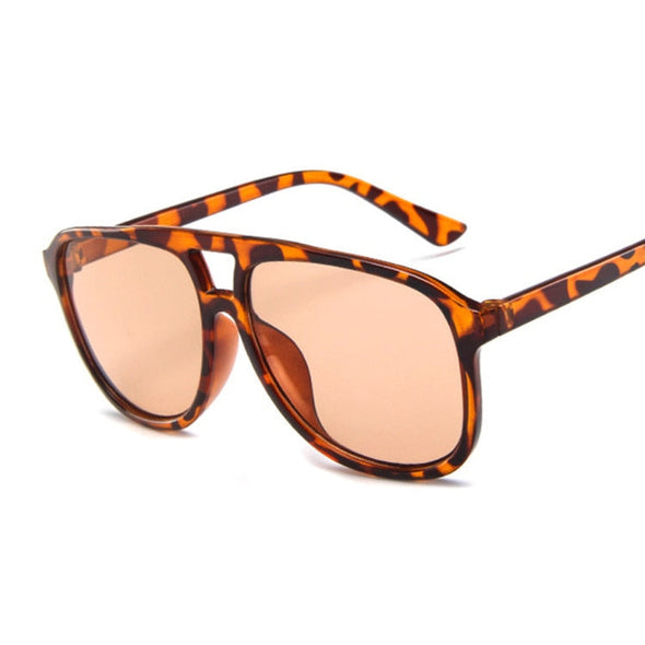 Oversized Pilot Sunglasses Woman Shades Retro Classic Vintage Sun Glasses Female Colors Brand Designer Oculos De Sol
