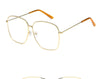 Fashion Metal Women Sunglasses Mirror Classic Large frame Retro Street Beat Glasses Travel Oculos De Sol UV400
